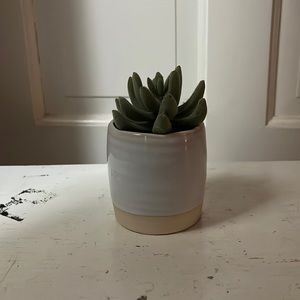 small fake plant decor